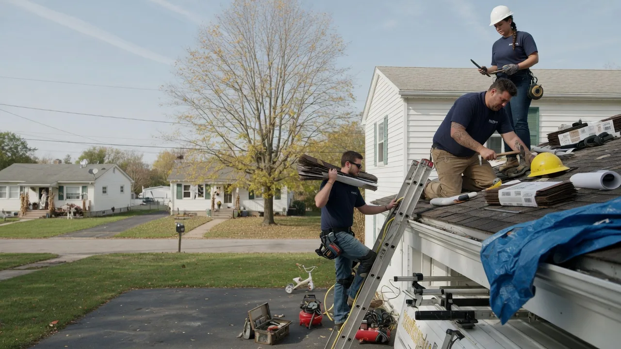 Local Roofing Contractors in Mount Pleasant, WI near me